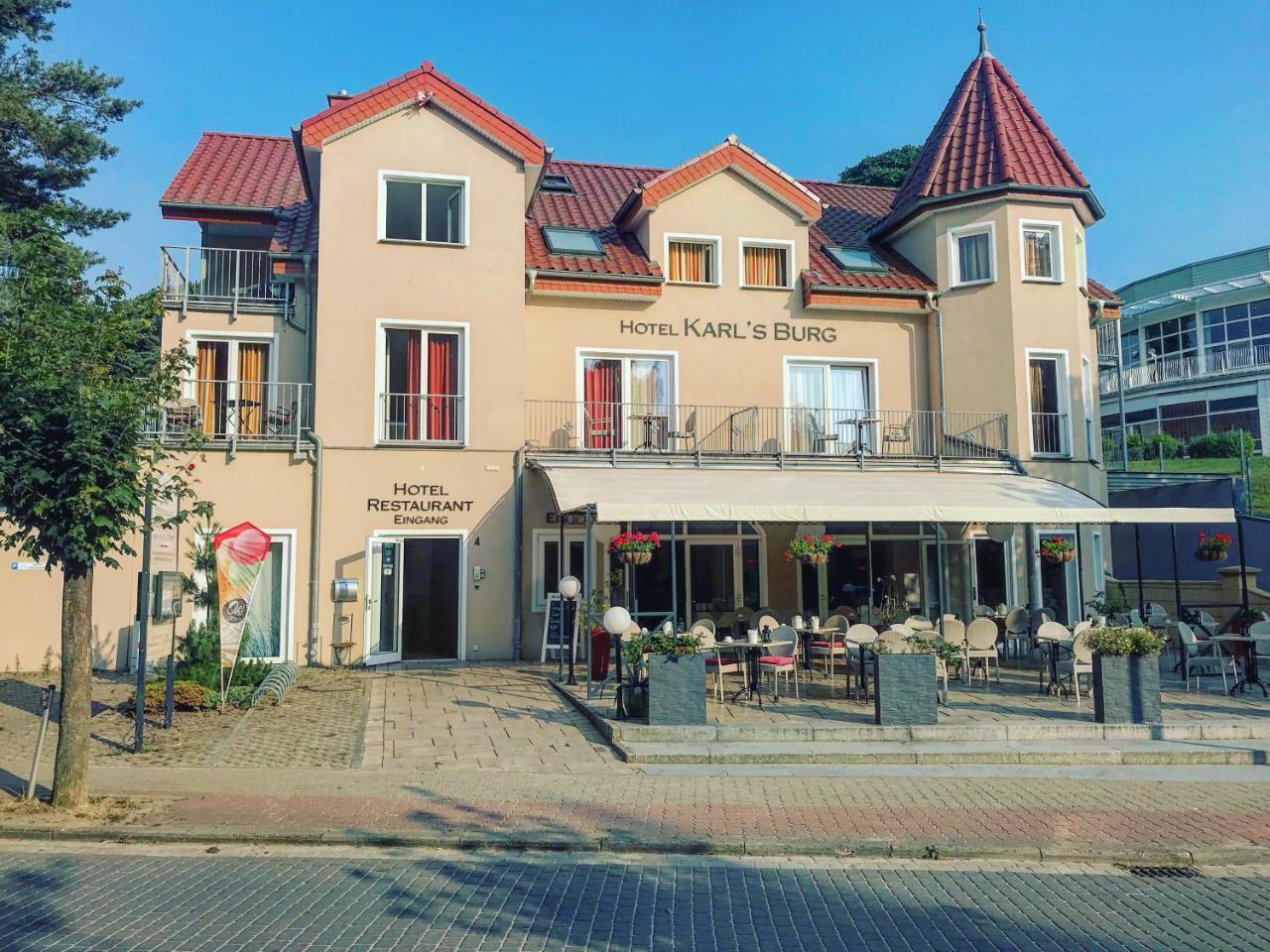 Hotel Karl'S Burg Kölpinsee Esterno foto